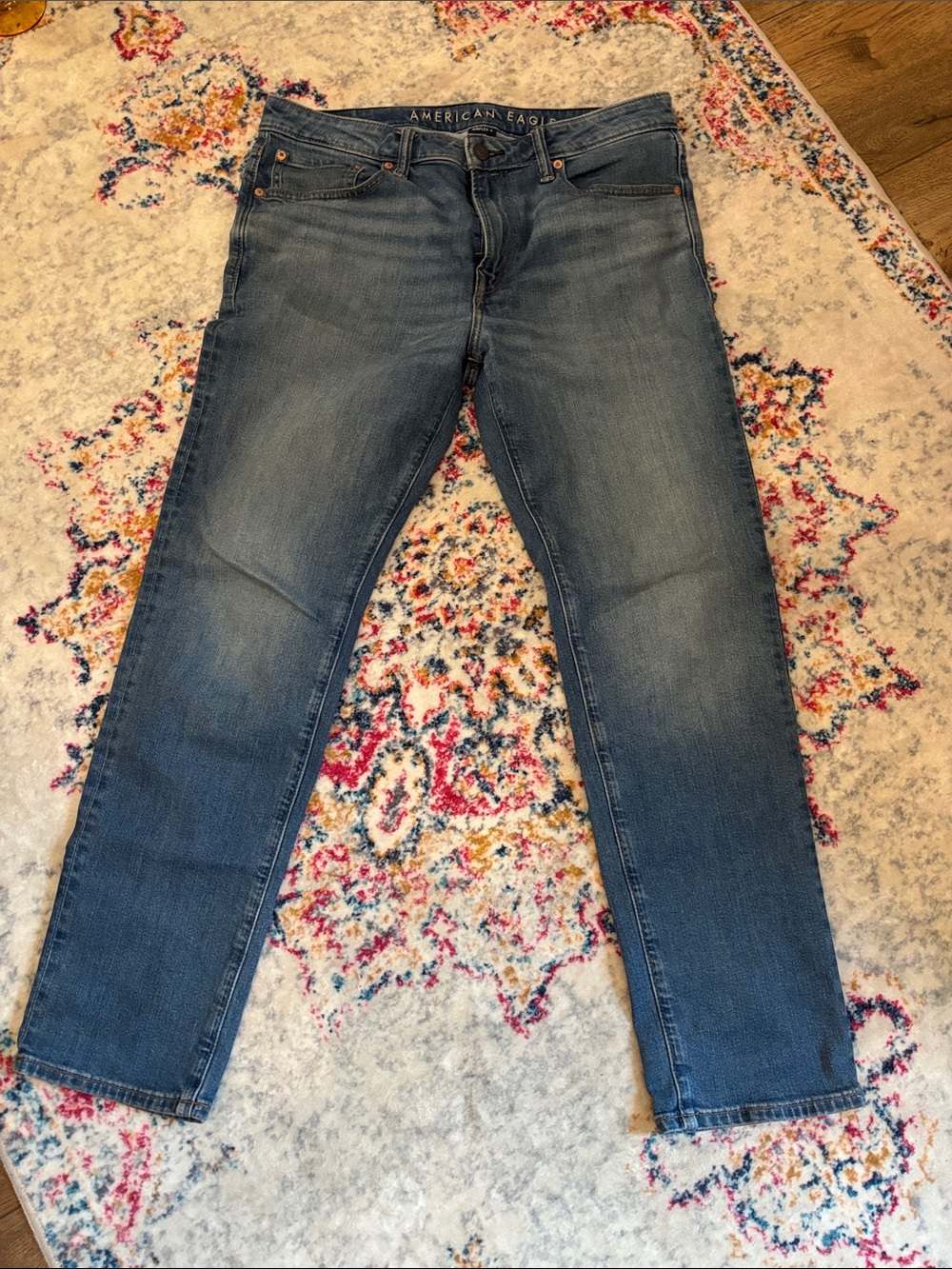 American Eagle Outfitters Men’s Blue Slim Straight Jeans